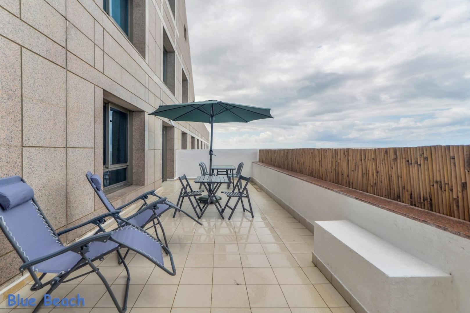 Haifa Almog Tower- "Blue Reef" Suite On The Sea Luaran gambar